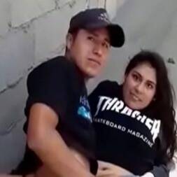 Novinha bunduda transando com bêbado na rua foi flagrado pela policia