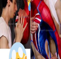 Depois da cena clássica do Homem Aranha chupando o pau de cabeça para baixo, agora ele resurge fodendo de duto